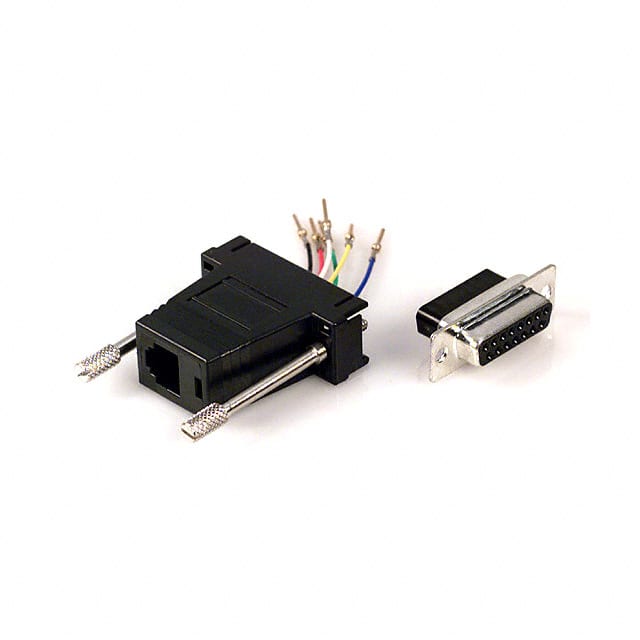 AMK-0017 ADAPT DB15F TO 6P6C JACK BLACK