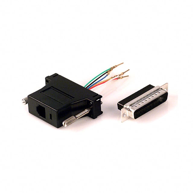 AMK-0221 ADAPT DB25M TO 6P6C JACK BLACK