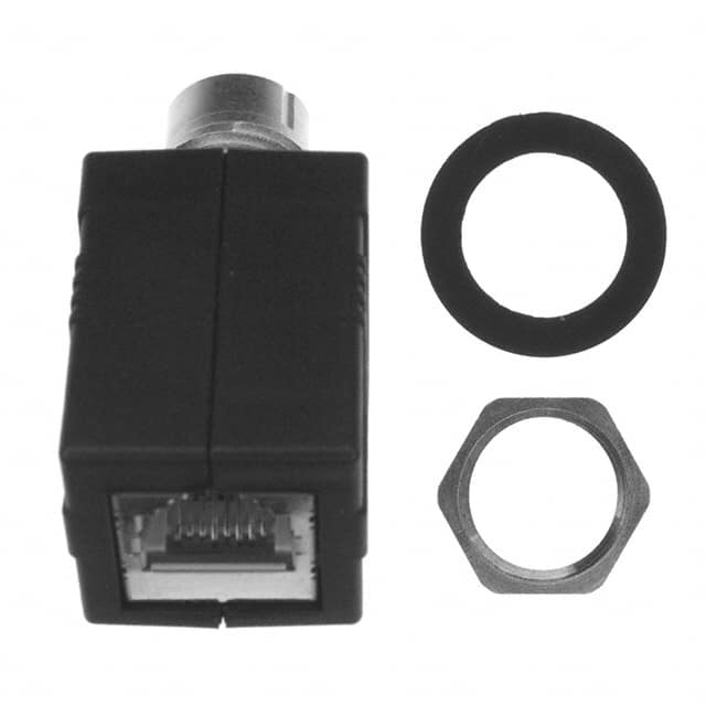 1657494 ADAPT CIRC RCPT TO RJ45 JACK BLK
