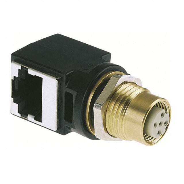 21033814400 ADAPT CIRC 4POS TO RJ45 JACK BLK