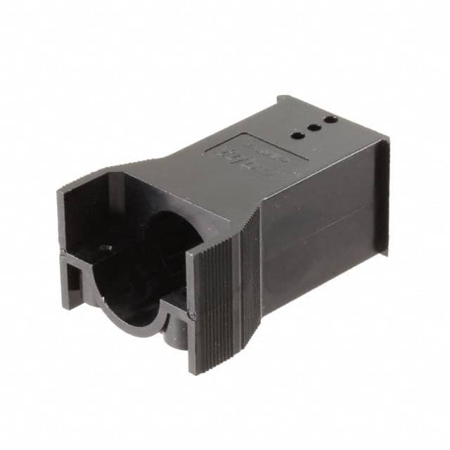 1604080-1 ACCESSORY PLUG FRAME BLACK