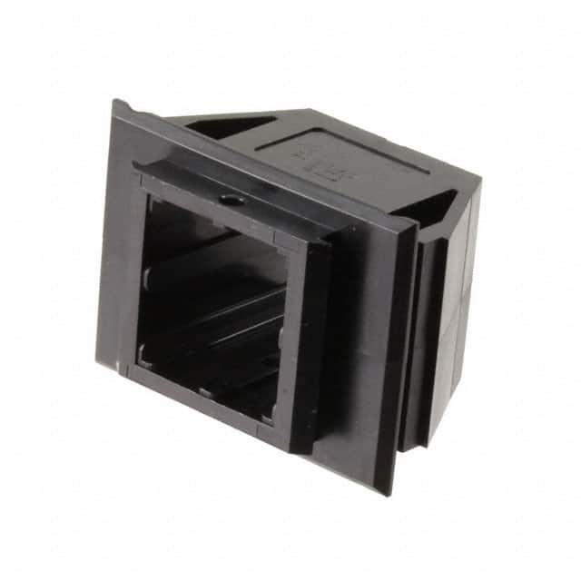 1604077-1 ACCESSORY RECEPTACLE FRAME BLACK
