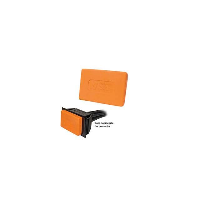 2-8831P2 COVER, DUST, 2X3, ORANGE