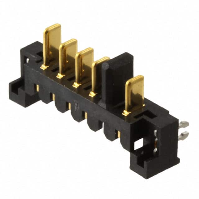 9-1612503-1 CONN PLUG 5POS 2.50MM R/A SLDR