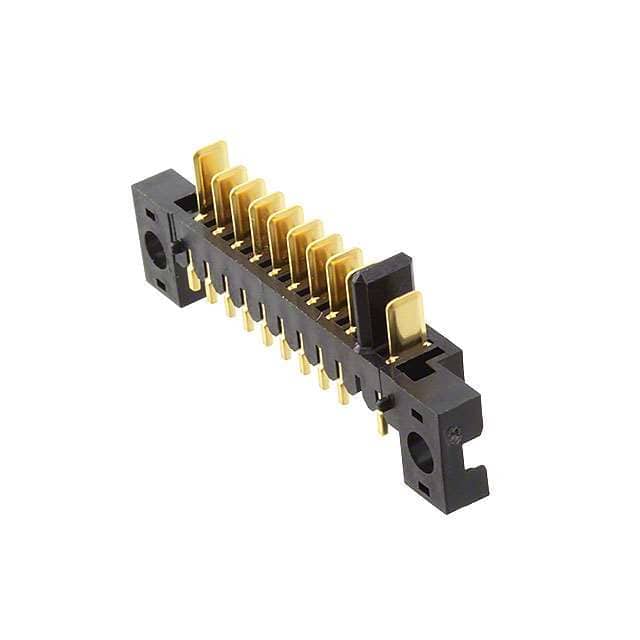 1-1612962-3 CONN PLUG 10POS 2MM R/A SLDR