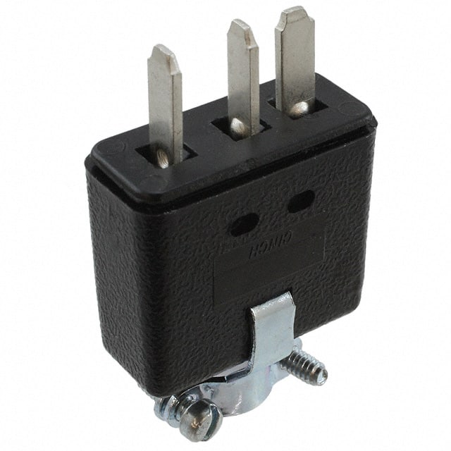 P-303H-CCT CONN PLUG 3POS IN-LINE SLDR