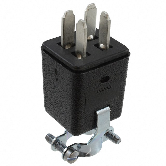P-304H-CCT CONN PLUG 4POS IN-LINE SLDR