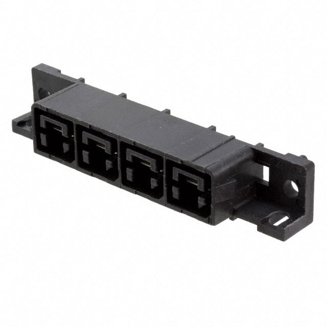 556882-4 CONN RCPT 4POS 11.18MM R/A SLDR