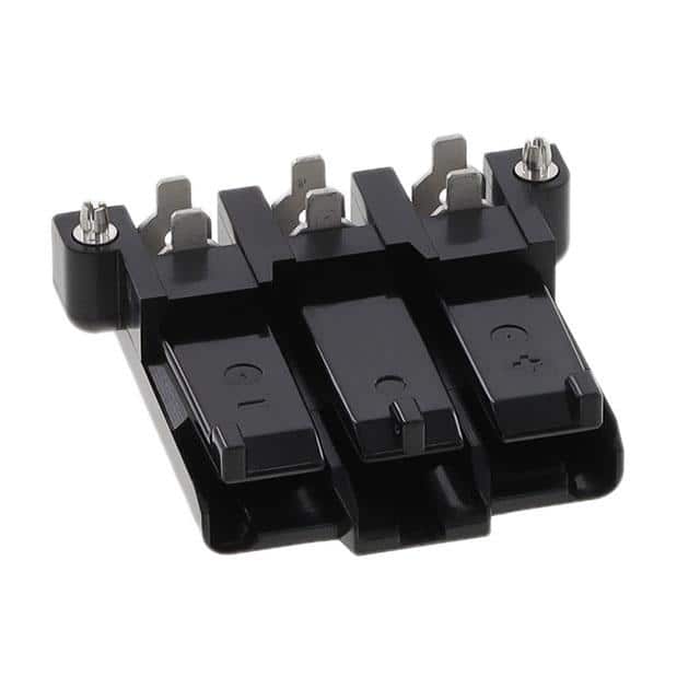 SBS75GPRBLK-BK PCB CONNECTOR 3POS R/A