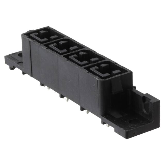 556881-4 CONN RCPT 4POS 11.18MM PCB SLDR