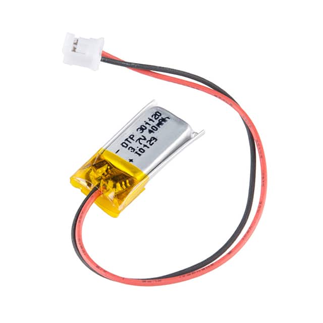 PRT-13852 BATTERY LITHIUM 3.7V 40MAH