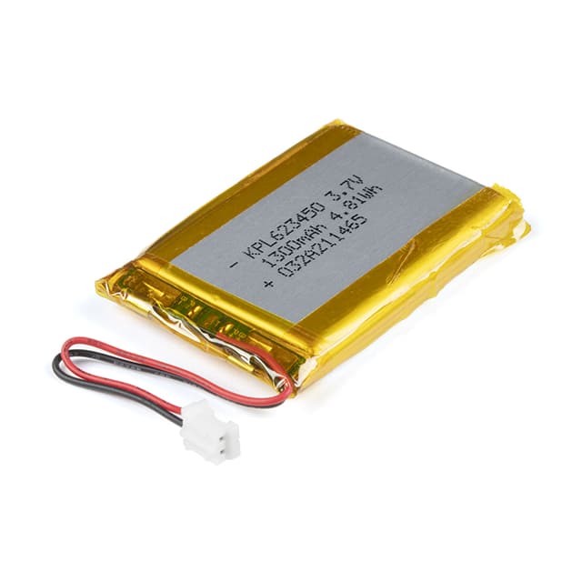 PRT-18286 BATT LITHIUM-ION 3.7V 1.25AH