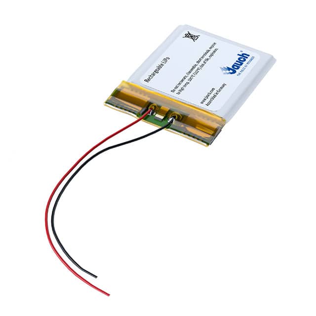 LP443441JU+PCM+2 WIRES 50MM BATT LITH POLY 1S1P 650MAH 3.7V