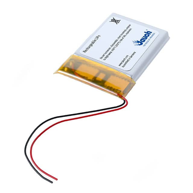 LP103450JH+PCM+PTC+2 WIRES 70MM BATT LITH POLY 1S1P 1900MAH 3.7V