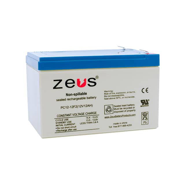 PC12-12F2 BATTERY LEAD ACID 12V 12AH