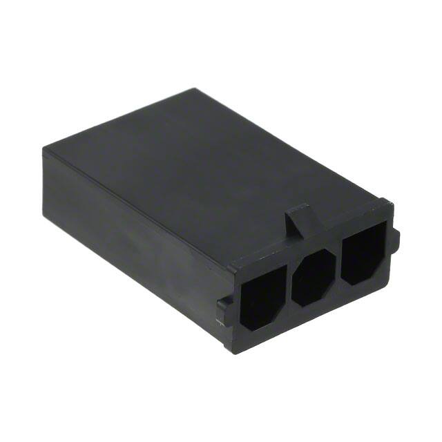 0436802003 CONN HSG PLUG 3POS 7.50MM BLACK