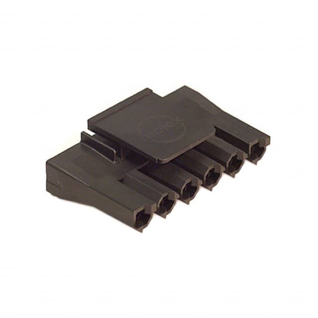 0444412006 CONN HSG RCPT 6POS 7.50MM BLACK