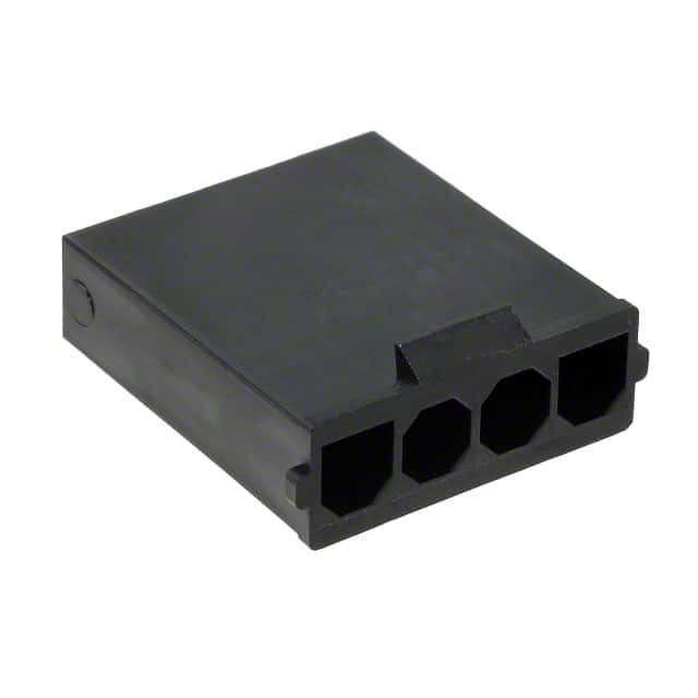 0436802004 CONN HSG PLUG 4POS 7.50MM BLACK