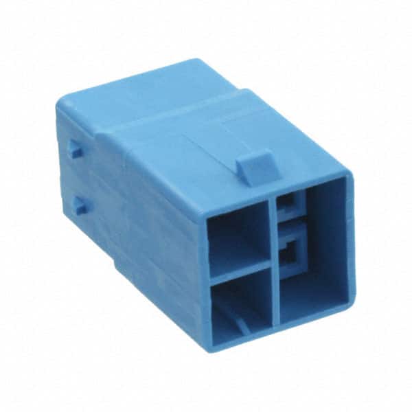 0351500404 CONN HSG PLUG 4POS 6.20MM BLUE