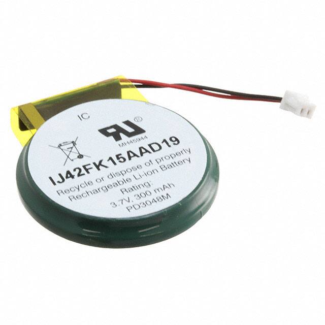 RJD3048HPPV30M BATTERY LITHIUM 3.7V COIN 30.0MM