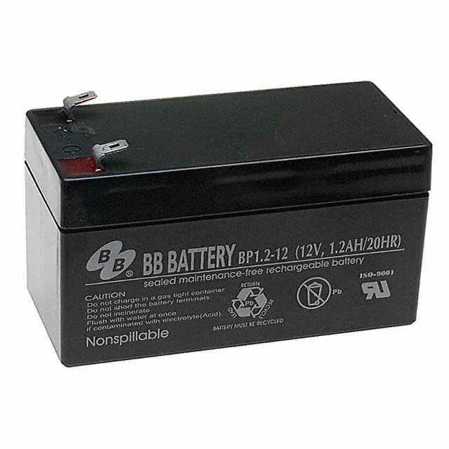BP1.2-12-T1 BATTERY LEAD ACID 12V 1.2AH
