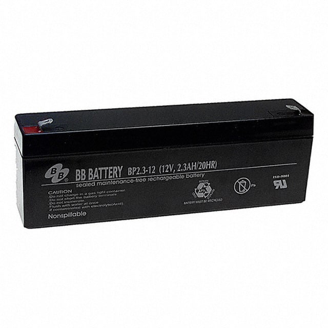 BP2.3-12-T1 BATTERY LEAD ACID 12V 2.3AH
