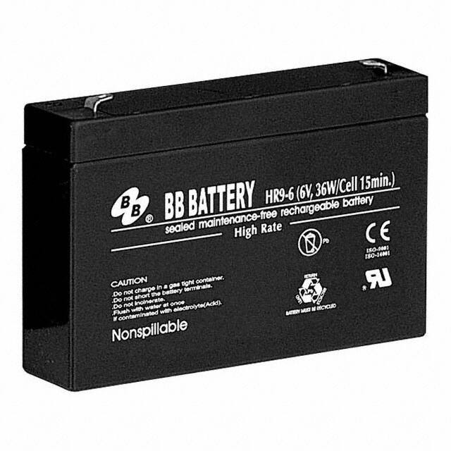 HR9-6-T2 BATTERY LEAD ACID 6V 8AH
