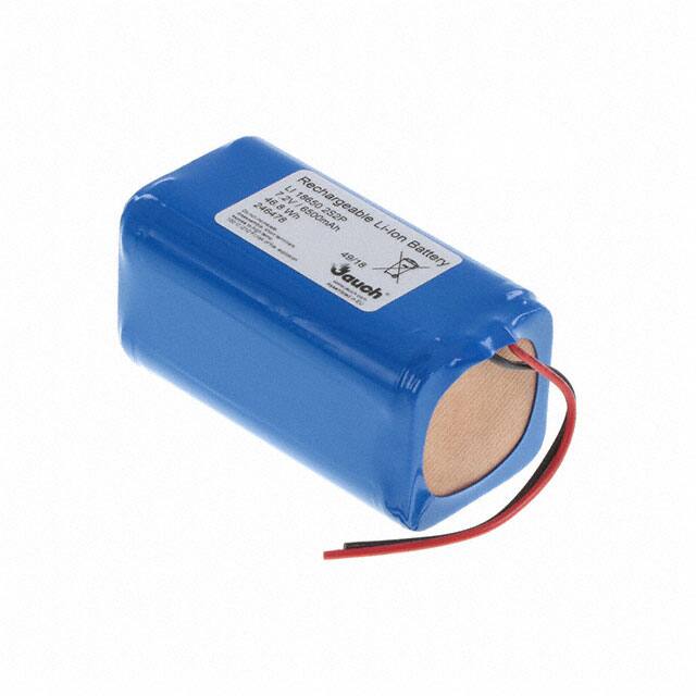 LI18650JP2S2P+PCM+2 WIRES 70MM BATT LITH ION 2S2P 6500MAH 7.2V