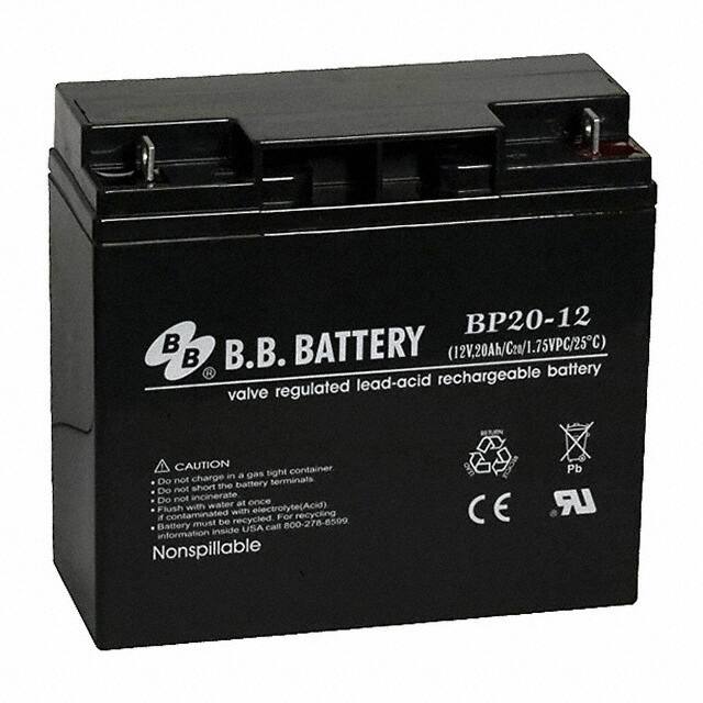 BP20-12-B1 BATTERY LEAD ACID 12V 20AH