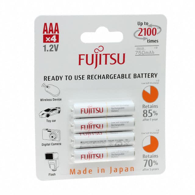 HR-4UTCEX(4B) FUJITSU AAA SIZE MIN. 750MAH 4PC