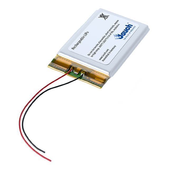LP103048JU+PCM+2 WIRES 70MM BATT LITH POLY 1S1P 1450MAH 3.7V