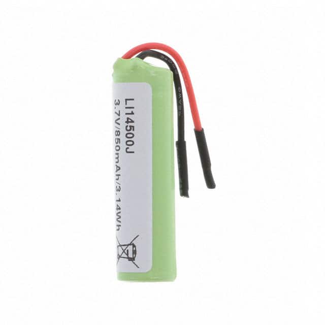 LI14500J1S1P+PCM+WIRE 45MM BATT LITH ION 1S1P 850MAH 3.6V