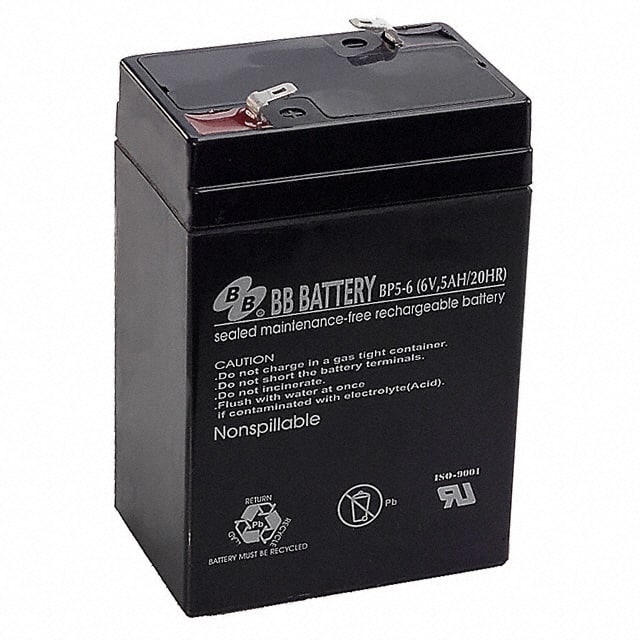 BP5-6T2 BATTERY LEAD ACID 6V 5AH