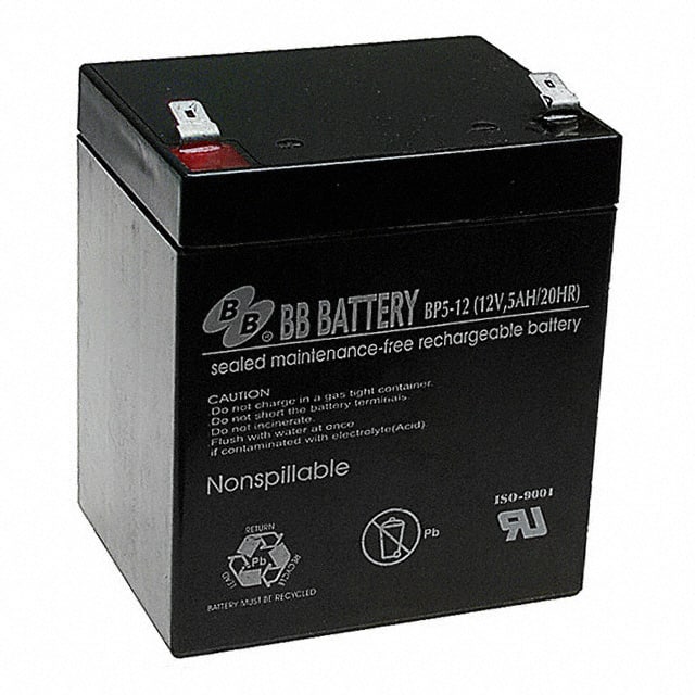 BP5-12-T2 BATTERY LEAD ACID 12V 5AH