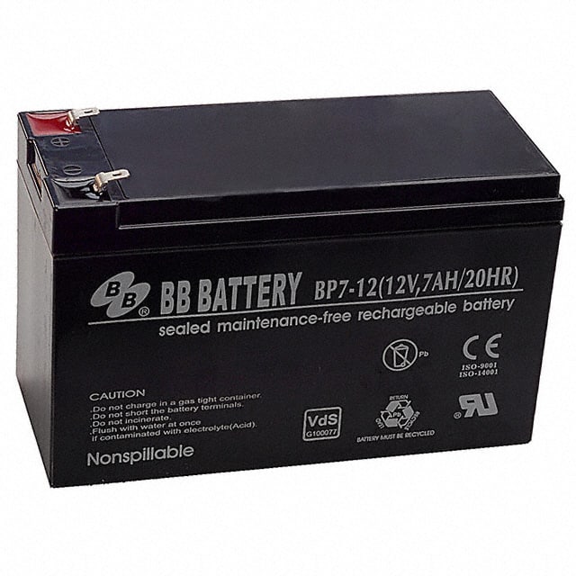BP7-12-T1 BATTERY LEAD ACID 12V 7AH