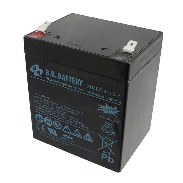 HRL5.5-12P-T2 RA BATTERY LEAD ACID 12V 5AH