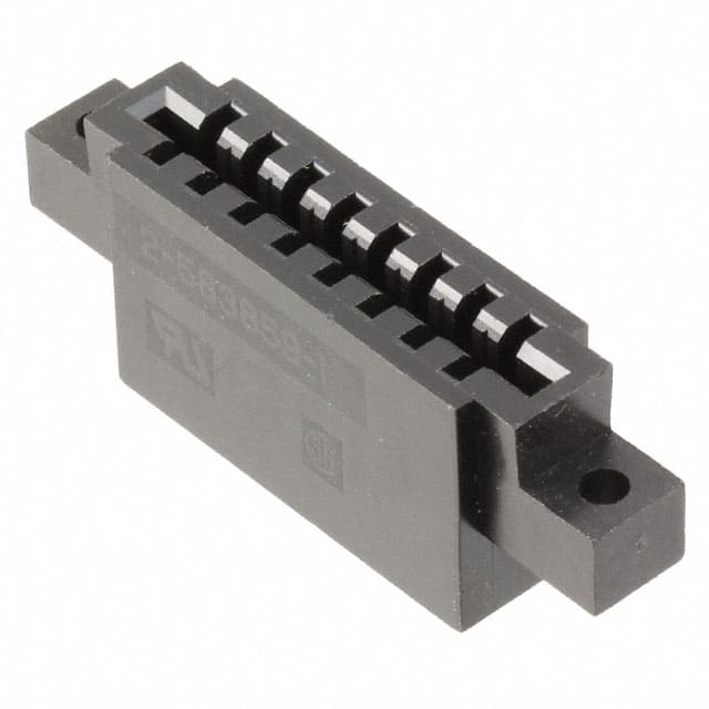 2-583859-1 CONN CARDEDGE HSG 16POS .156 BLK