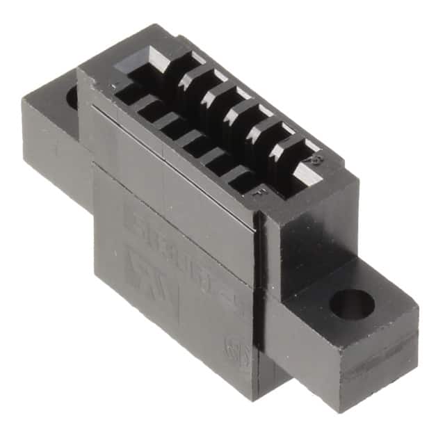 583861-5 CONN CARDEDGE HSG 12POS .100 BLK