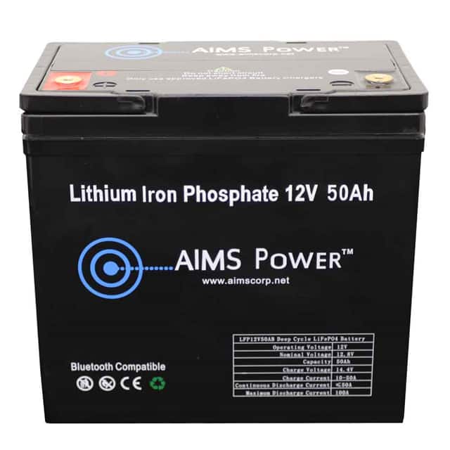 LFP12V50AB BATT LITHIUM 12V 50AH 32700