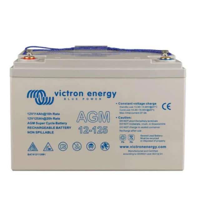 BAT412112081 VICTRON 12V 125AH AGM SUPER CYCL