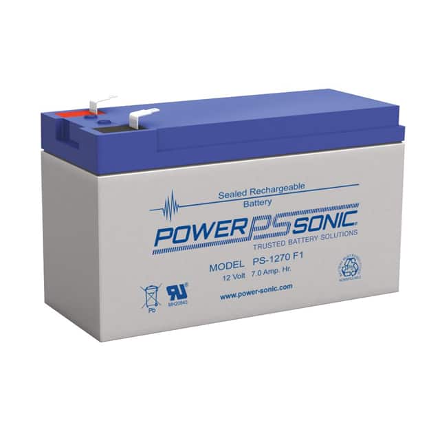 PS-1270 F1 BATTERY LEAD ACID 12V 7AH