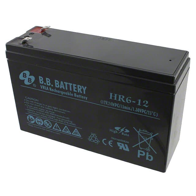 HR6-12-T1 BATTERY LEAD ACID 12V 5.5AH