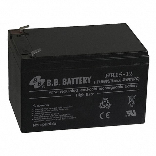 HR15-12-T2 BATTERY LEAD ACID 12V 13AH