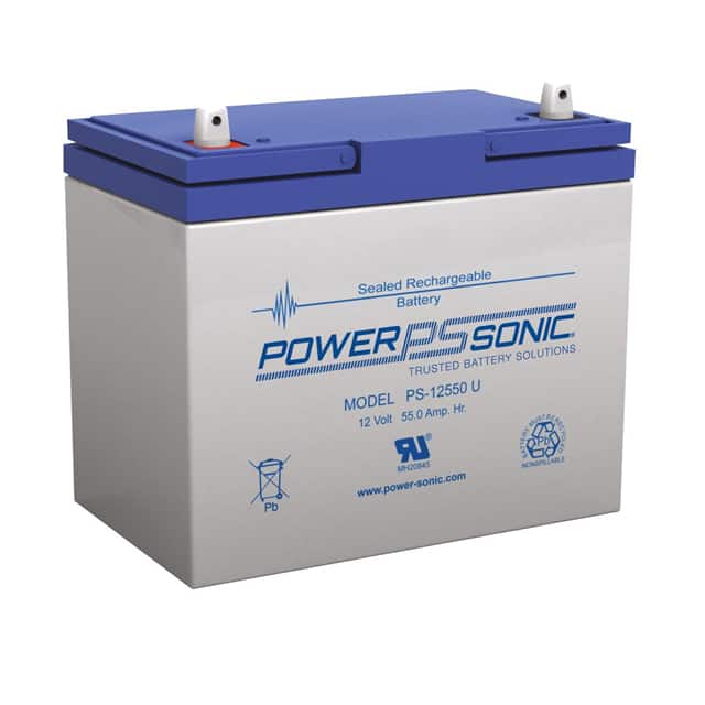 PS-12550 U BATTERY LEAD ACID 12V 55AH