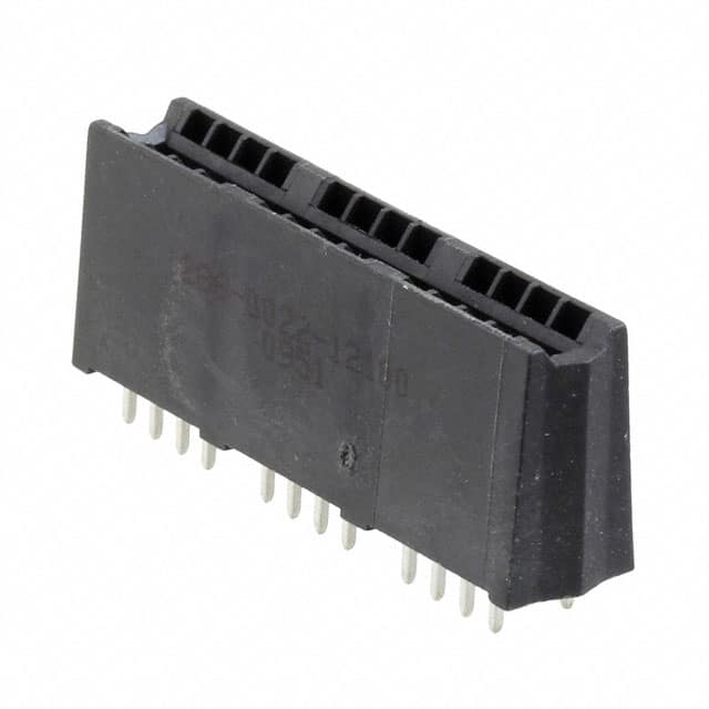 6651214-1 CONN EDGE DUAL FMALE 24POS GOLD