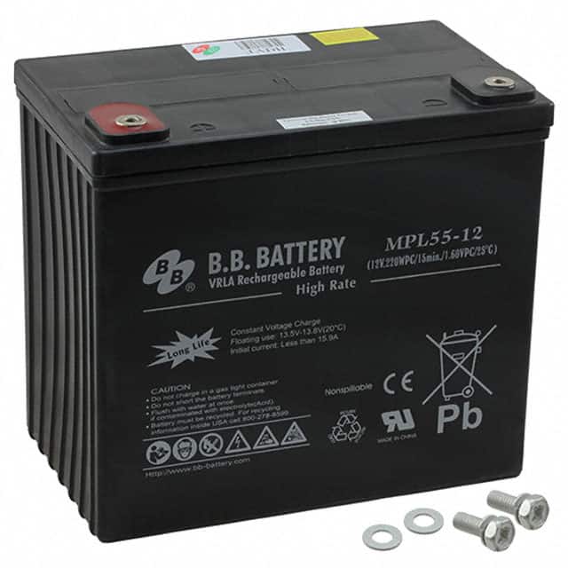 MPL55-12S-I2 BATTERY LEAD ACID 12V 53AH
