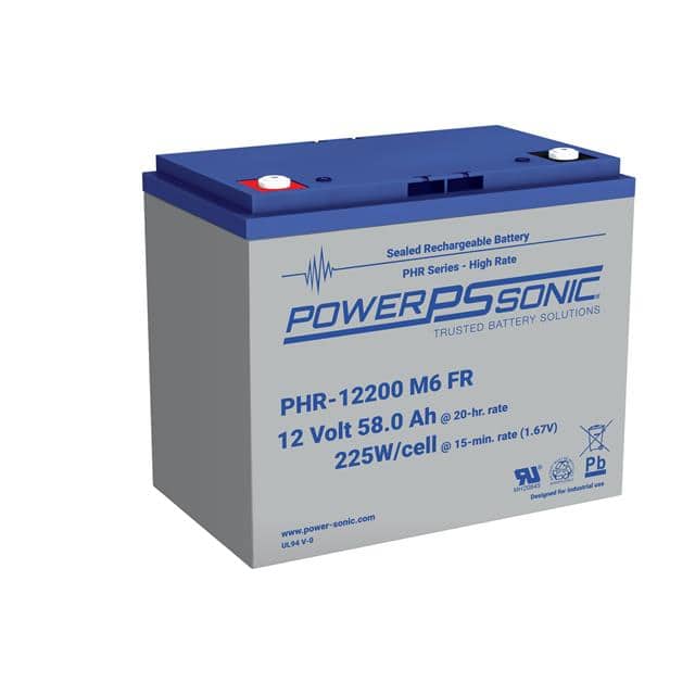 PHR-12200 M6 FR BATTERY LEAD ACID 12V 58AH