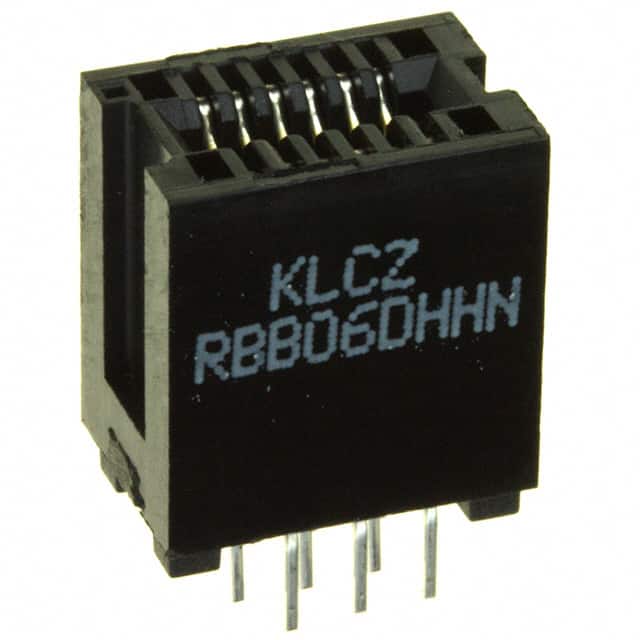 RBB06DHHN CONN EDGE DUAL FMALE 12POS 0.050
