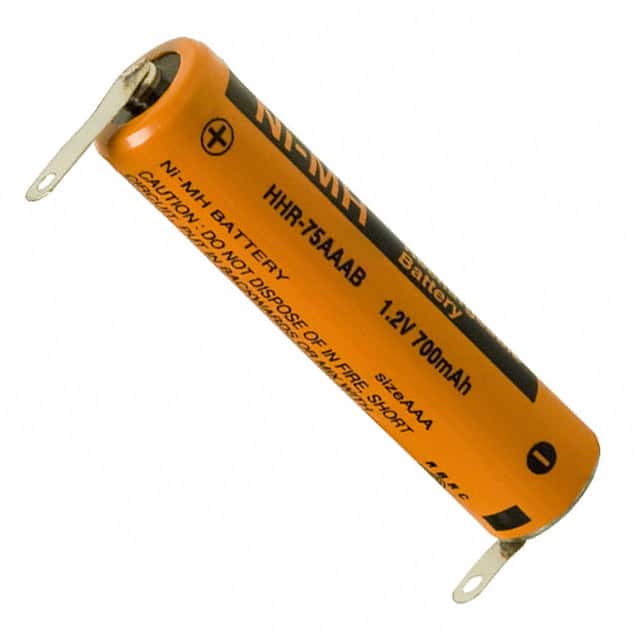 HHR-75AAA/B5BT BATTERY NIMH 1.2V 700MAH AAA