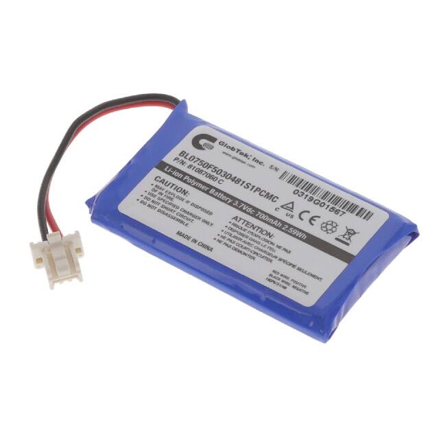 BL0750F5030481S1PCMC BATTERY LI-ION 3.7V 700MAH